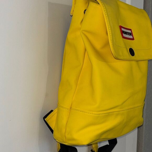Hunter Rain Boots waterproof Yellow Backpack Medium 20th Anniversary - Picture 4 of 10